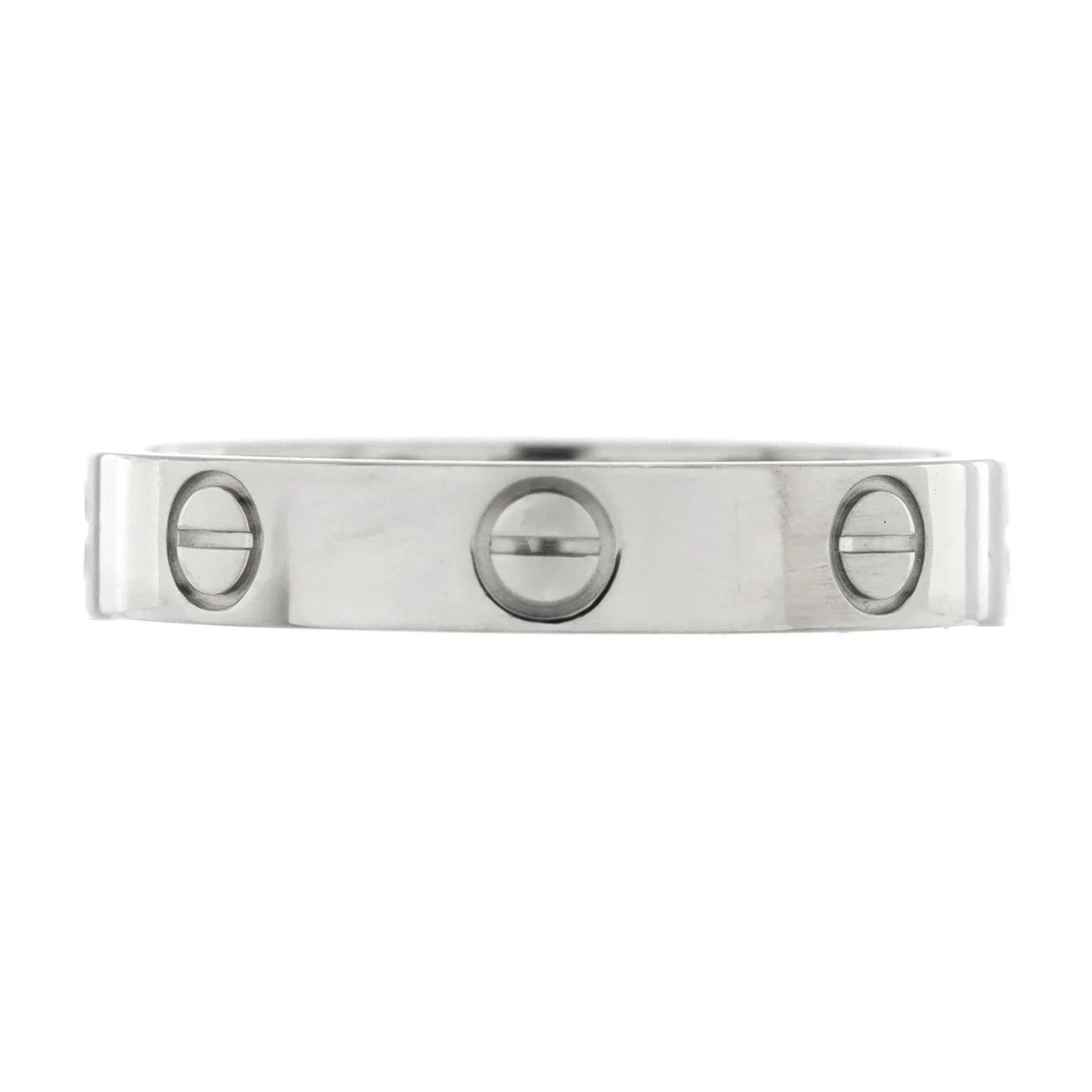 Love Wedding Band Ring Platinum - Deep Luxury