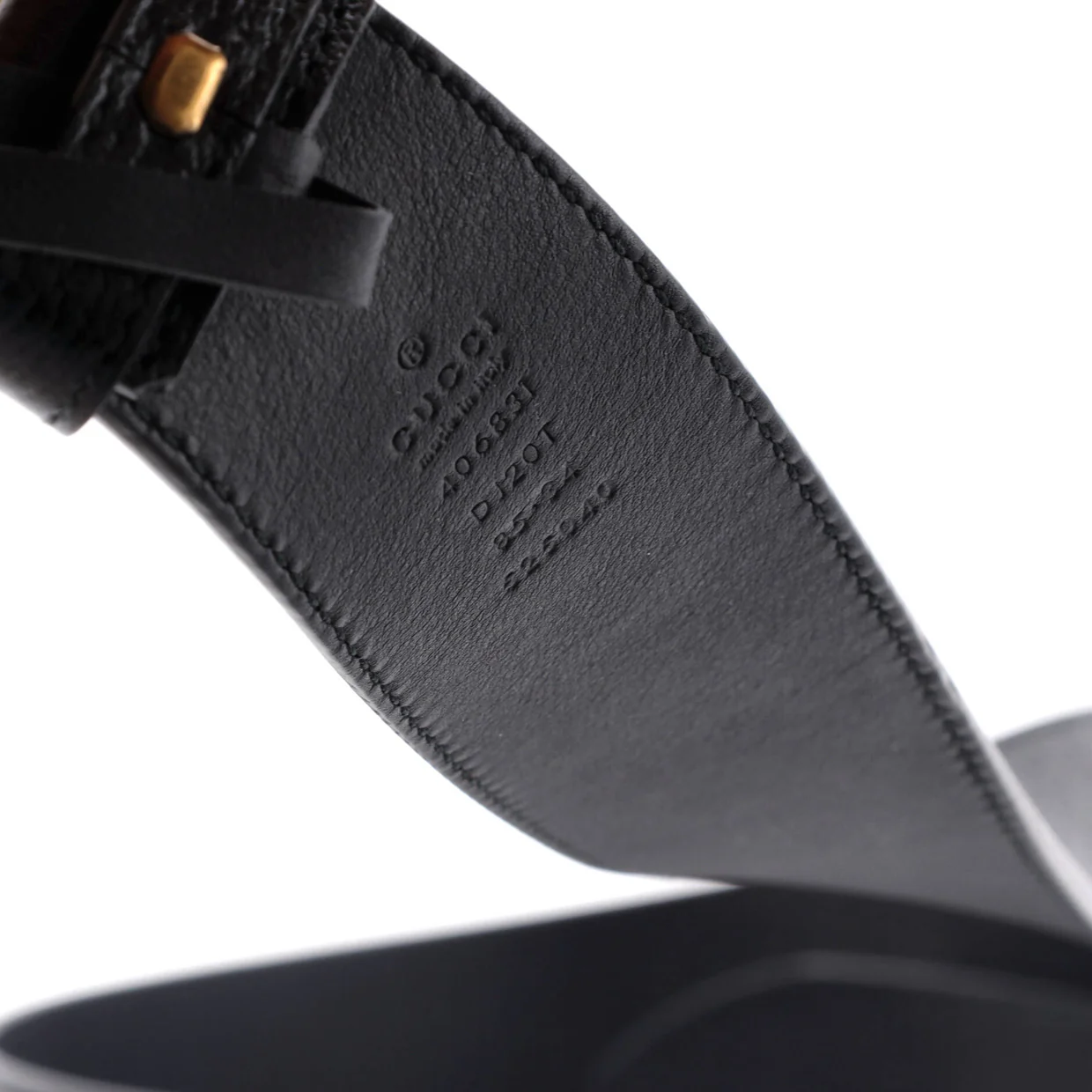 GG Marmont Belt Leather Wide 85 - Deep Luxury