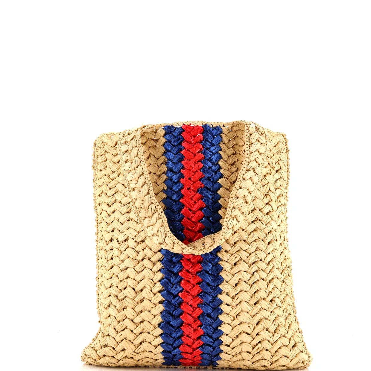 Blondie NM Open Tote Raffia Small - Deep Luxury