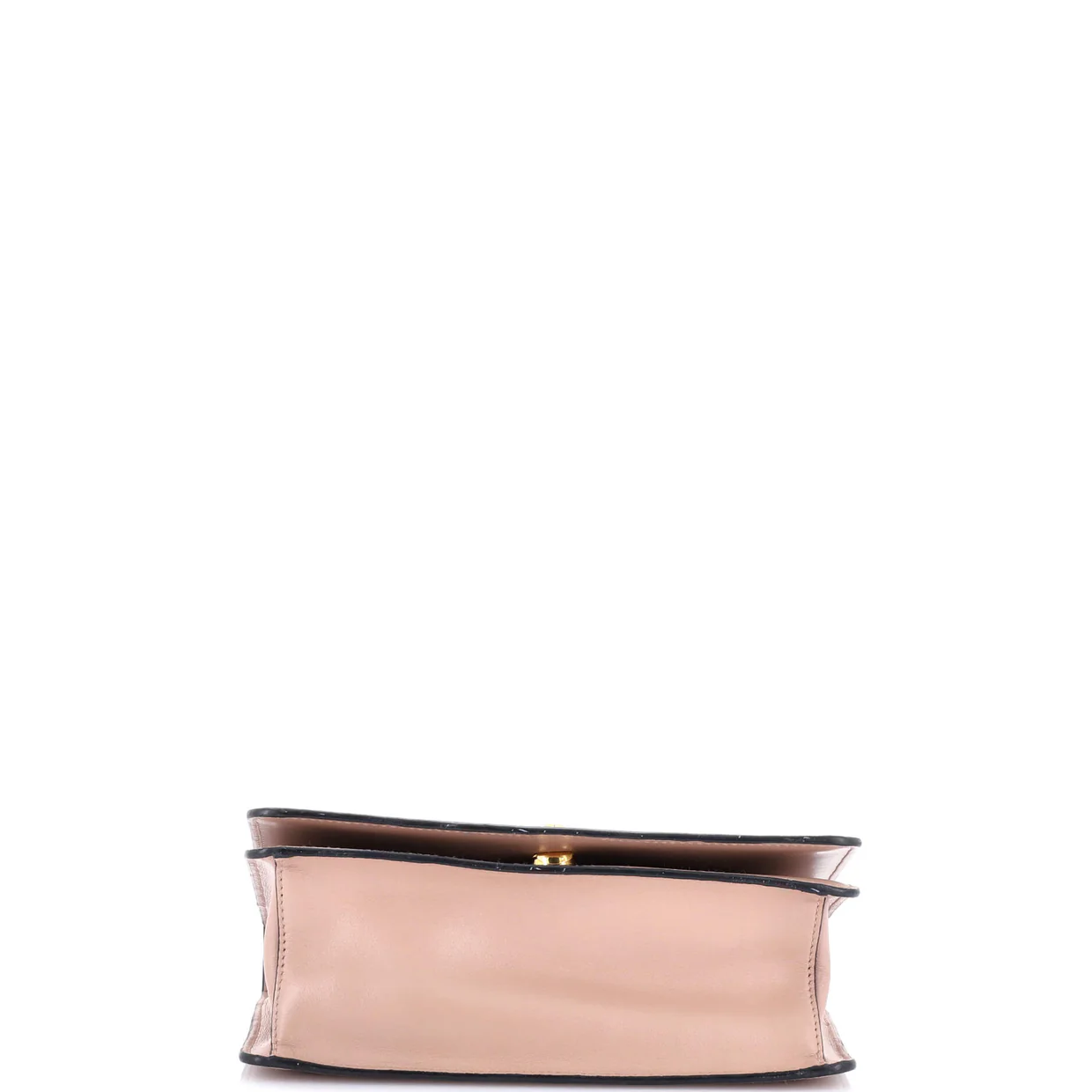 Chain Flap Bag Saffiano Leather Small - Deep Luxury