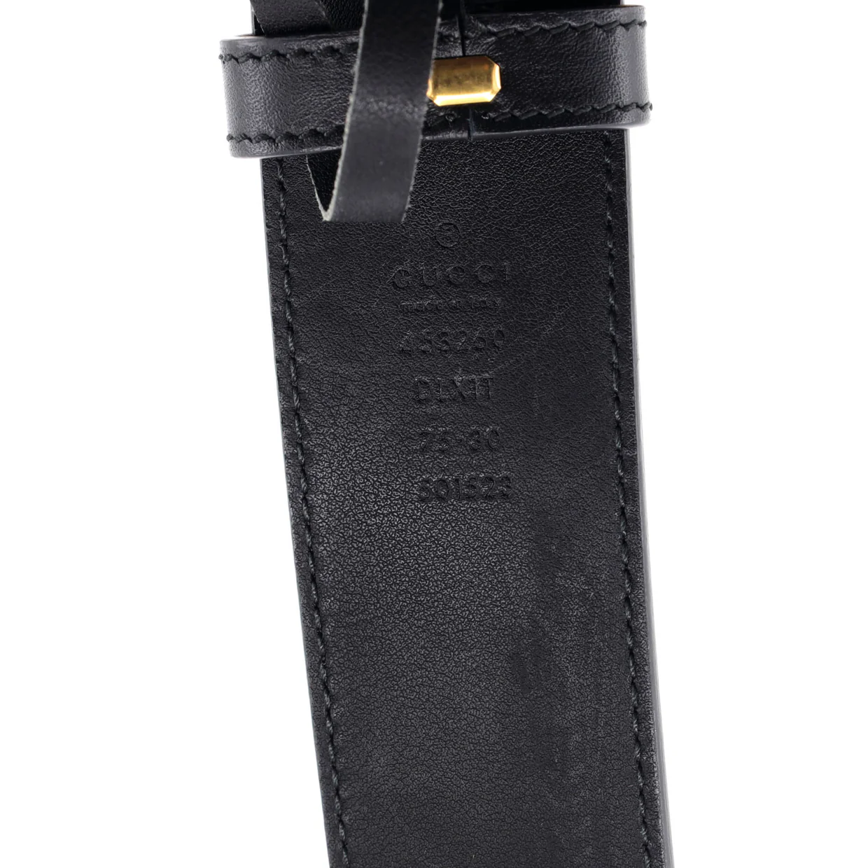 Pearly GG Marmont Belt Leather Wide - Deep Luxury