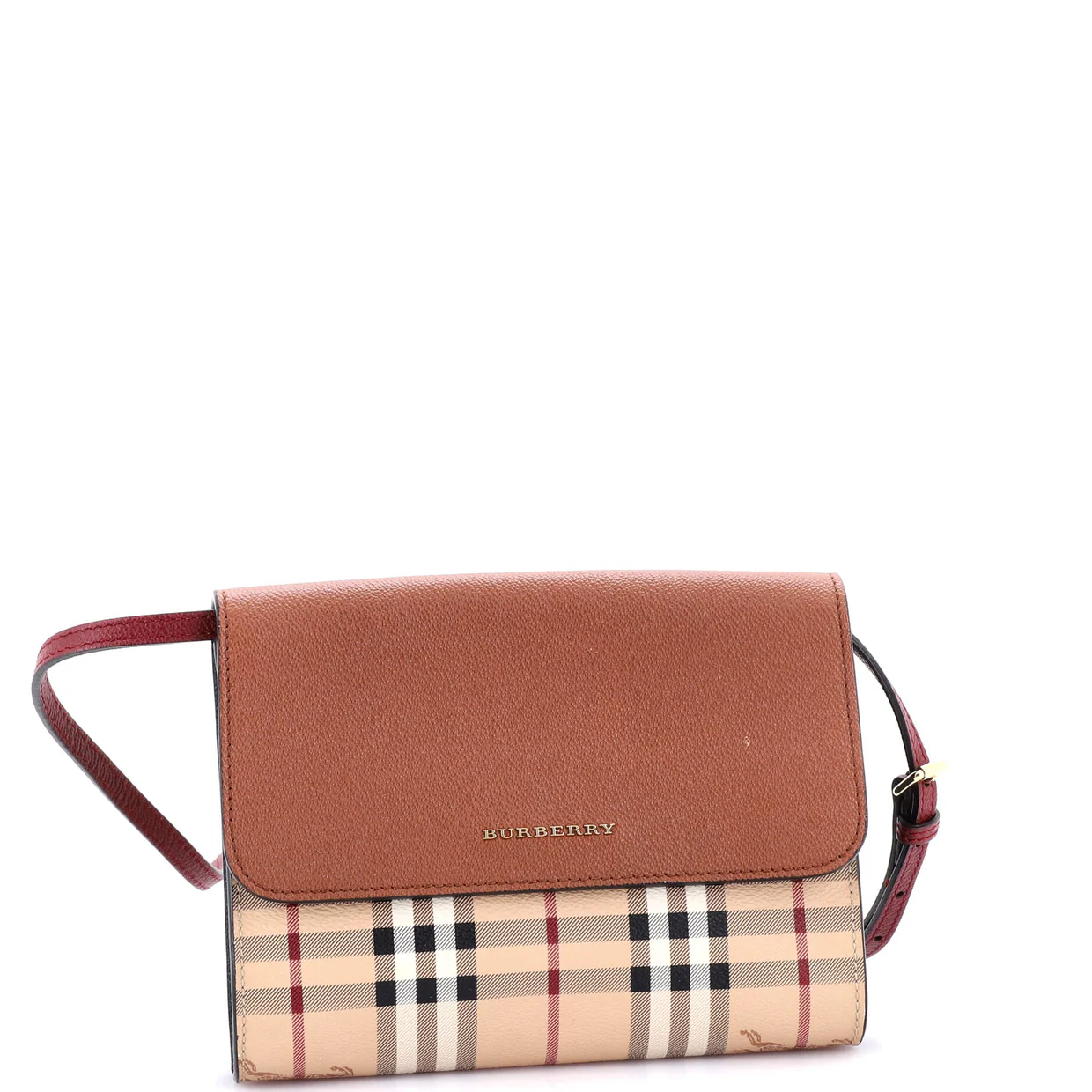 Loxley Crossbody Bag Haymarket Coated Canvas and Leather Small - Deep Luxury