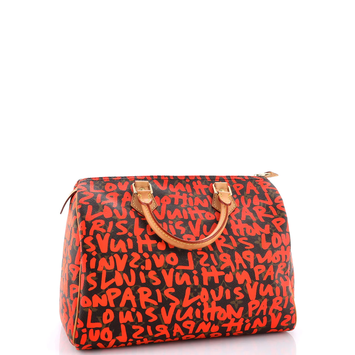 Speedy Handbag Limited Edition Monogram Graffiti 30 - Deep Luxury