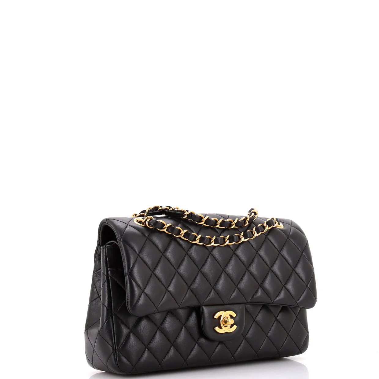 Classic Double Flap Bag Quilted Lambskin Medium - Deep Luxury