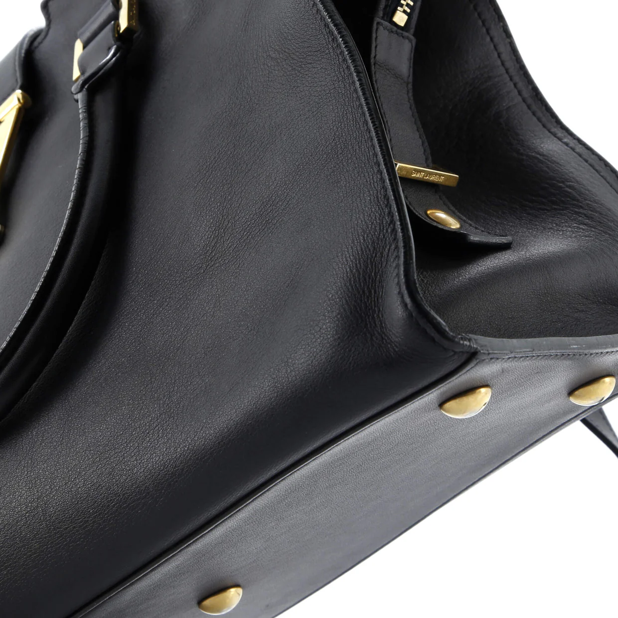 Classic Y Cabas Leather Small - Deep Luxury