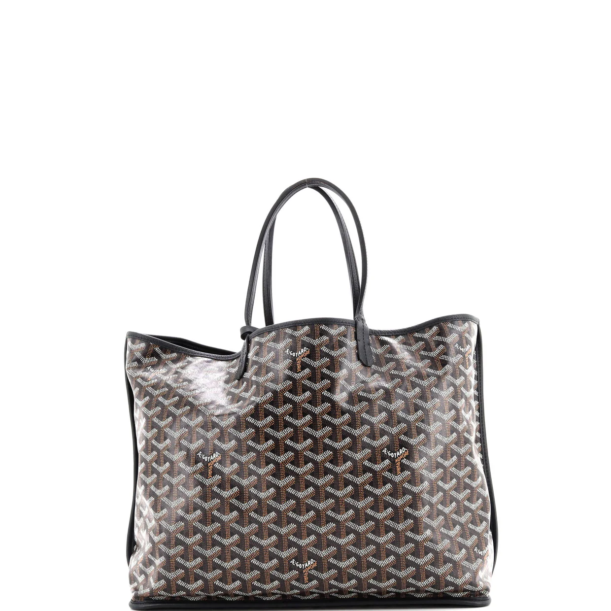 Anjou Reversible Tote Coated Canvas PM - Deep Luxury