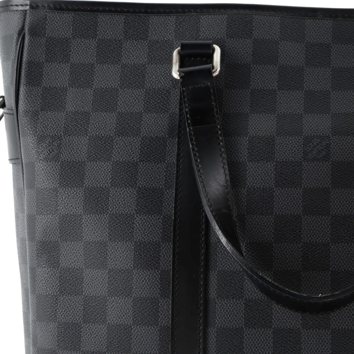 Tadao Handbag Damier Graphite PM - Deep Luxury