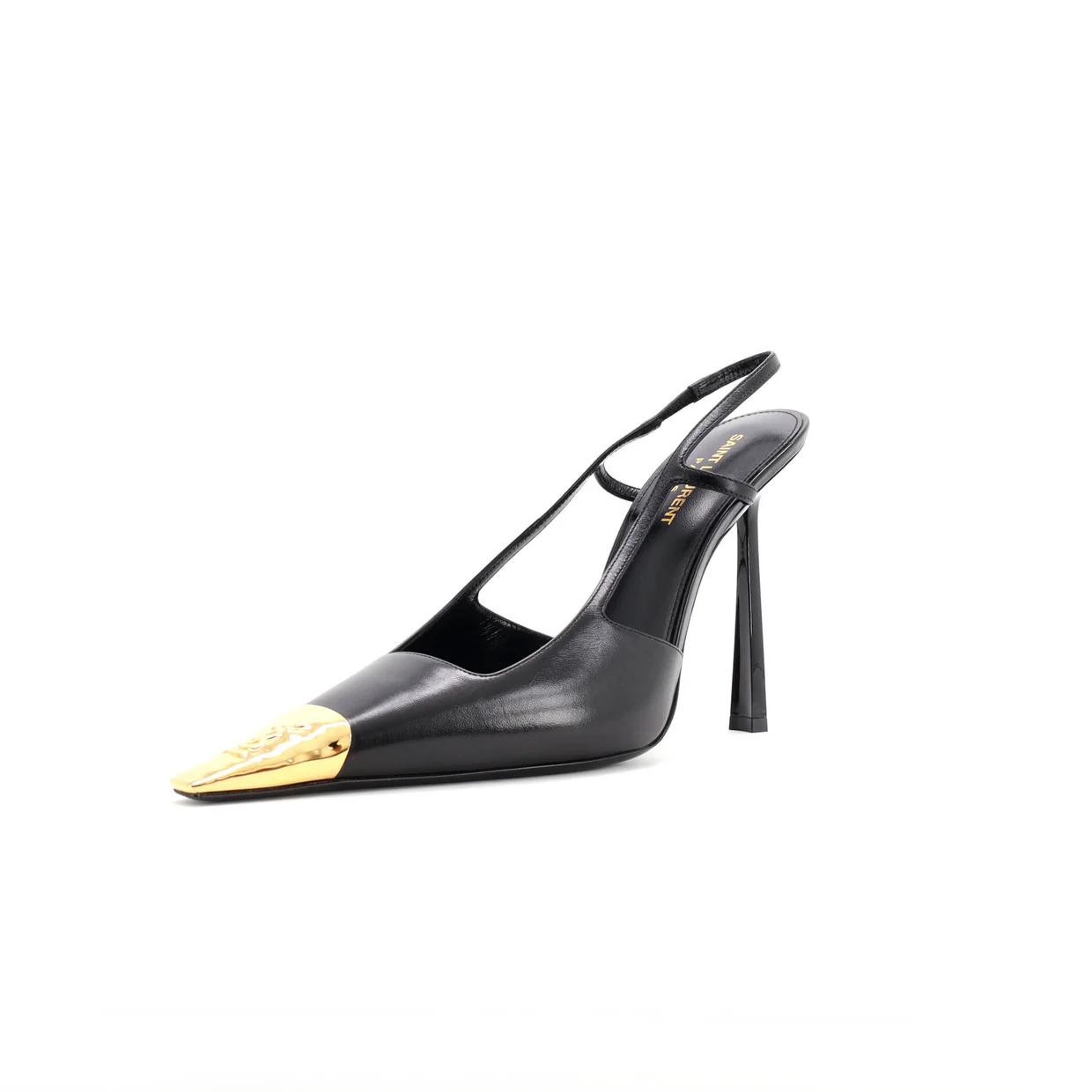 Women's Jeanne Slingback Pumps Leather with Metal 110 - Deep Luxury