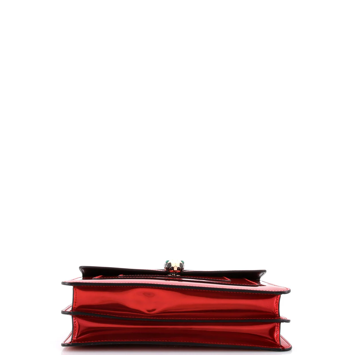 Serpenti Forever Shoulder Bag Patent Medium - Deep Luxury