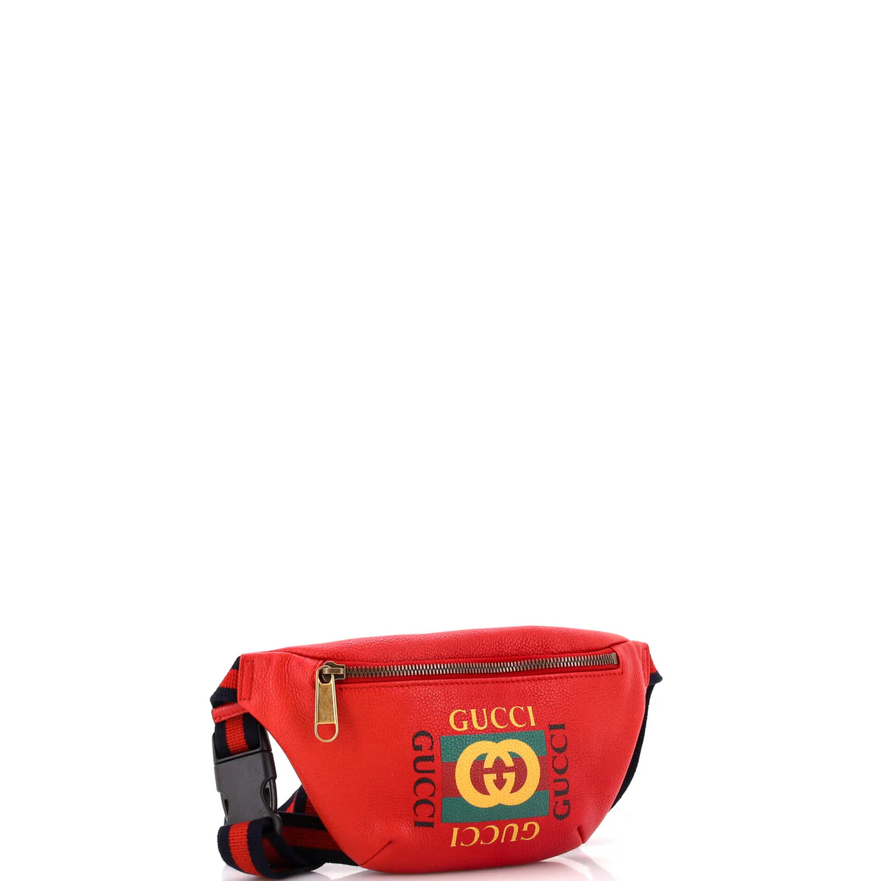 Logo Belt Bag Printed Leather Small - Deep Luxury