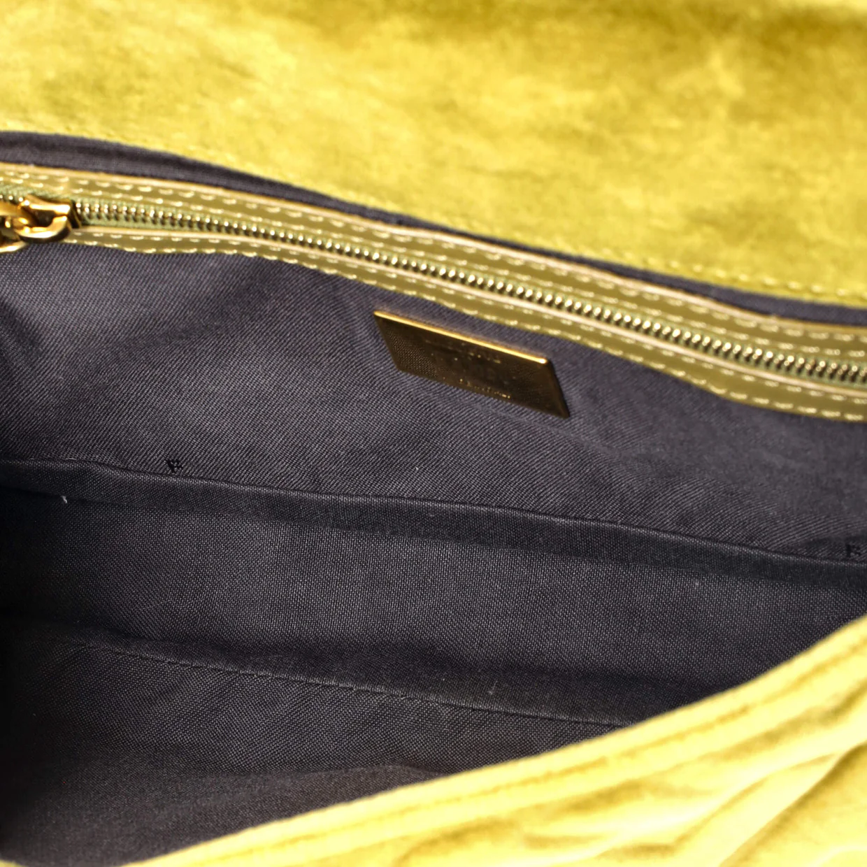 Baguette NM Bag Zucca Embossed Velvet Medium - Deep Luxury