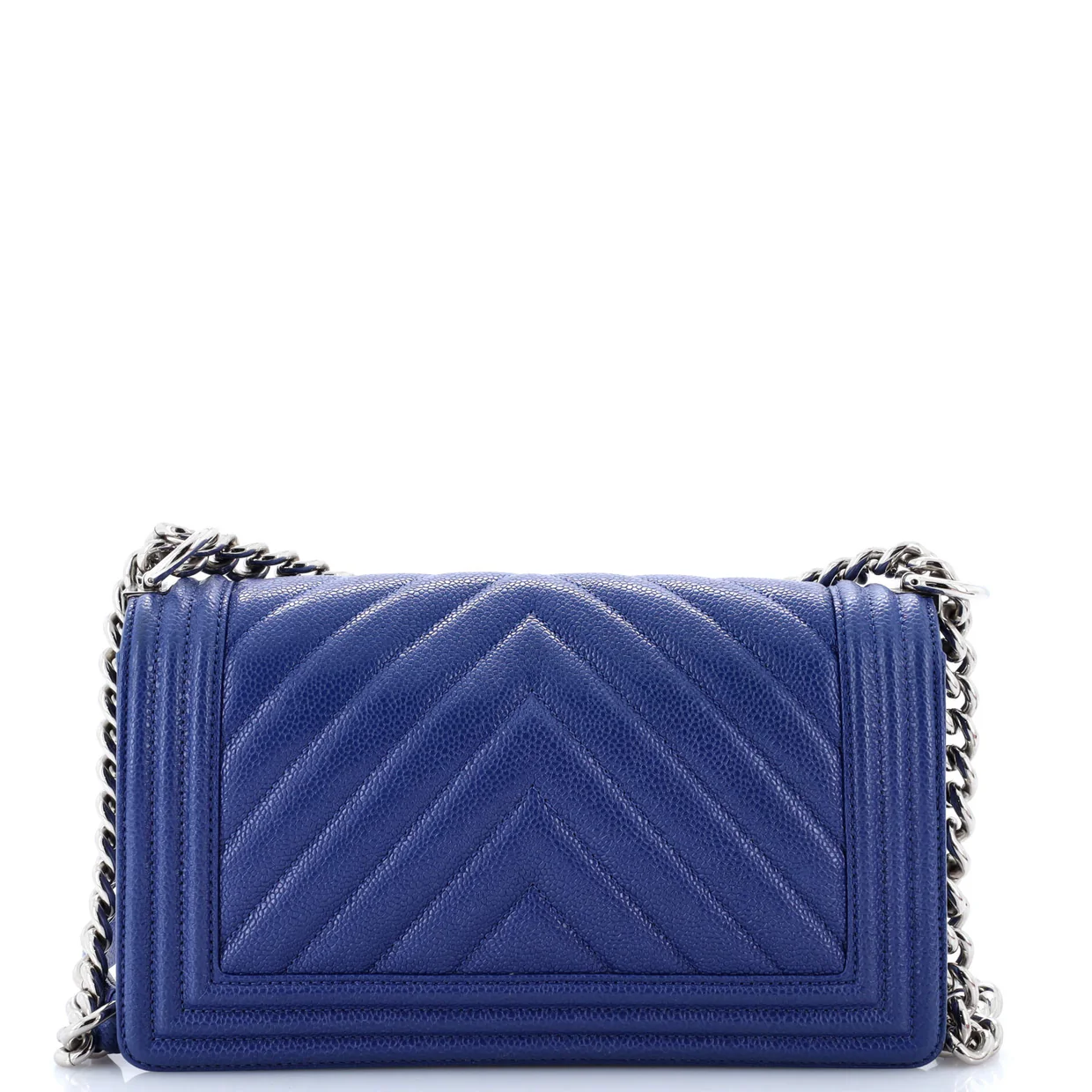 Boy Flap Bag Chevron Lambskin New Medium - Deep Luxury