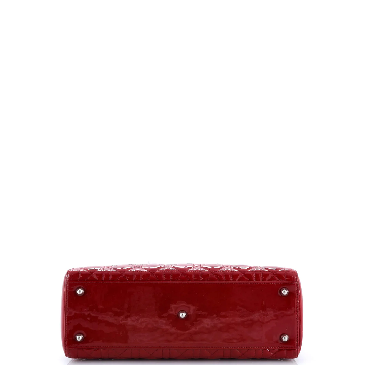 Lady Dior Bag Cannage Quilt Patent Large - Deep Luxury