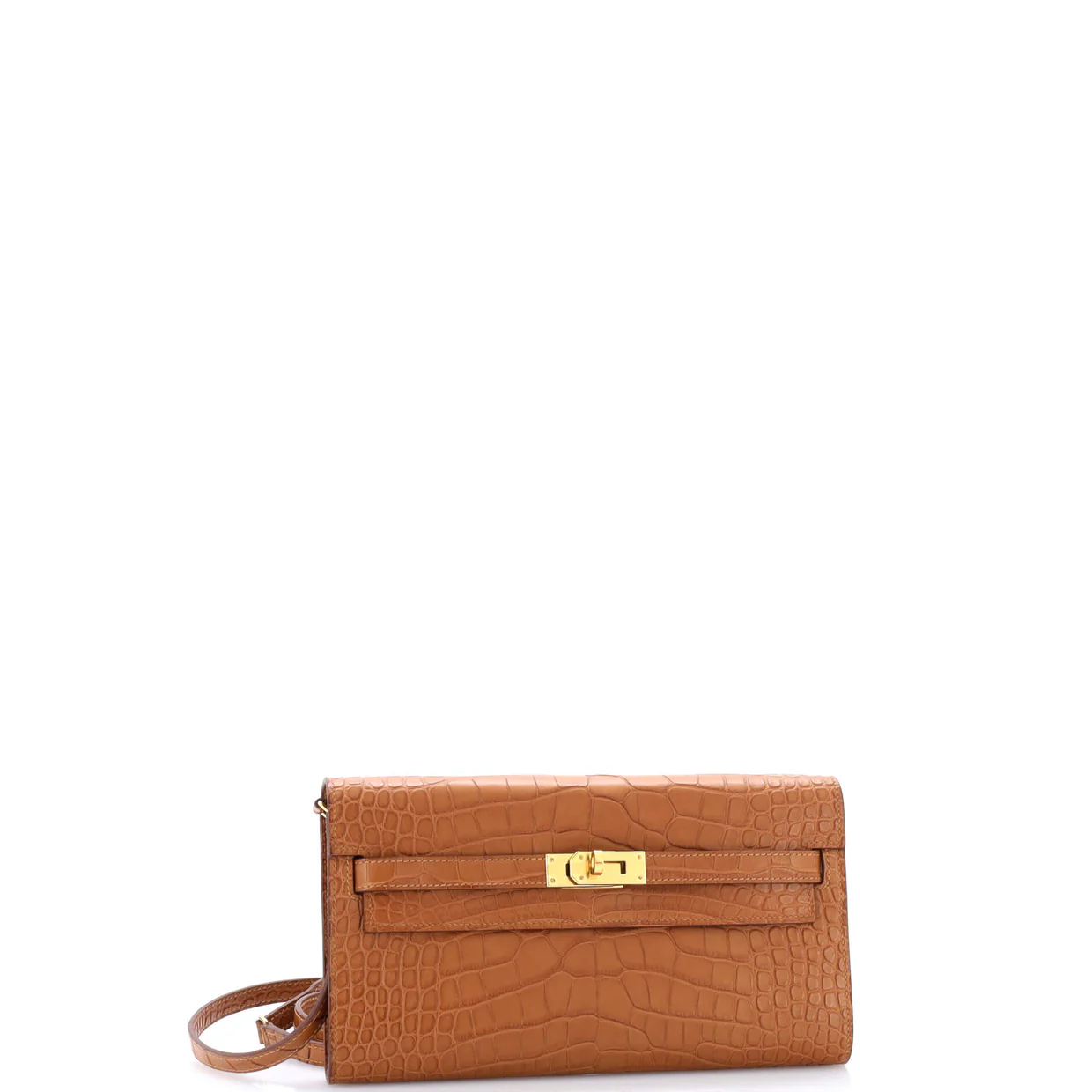 Kelly To Go Wallet Alligator - Deep Luxury