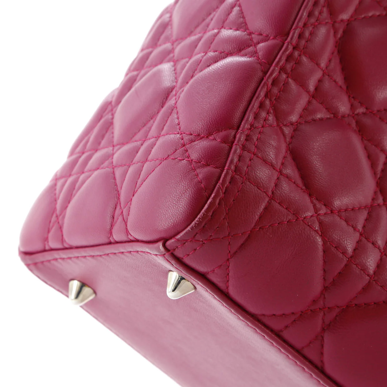 Lady Dior Bag Cannage Quilt Lambskin Medium - Deep Luxury