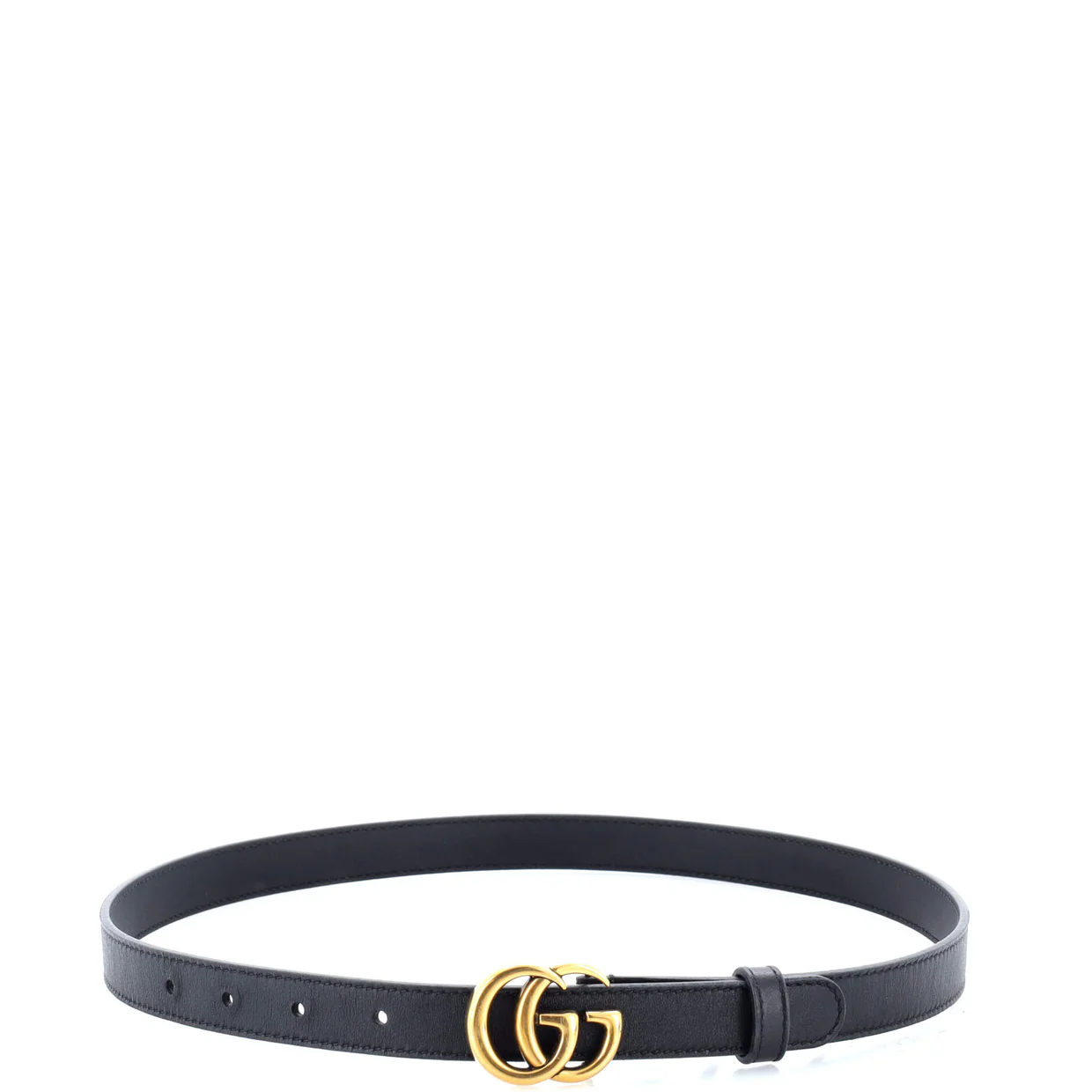GG Marmont Belt Leather Thin - Deep Luxury