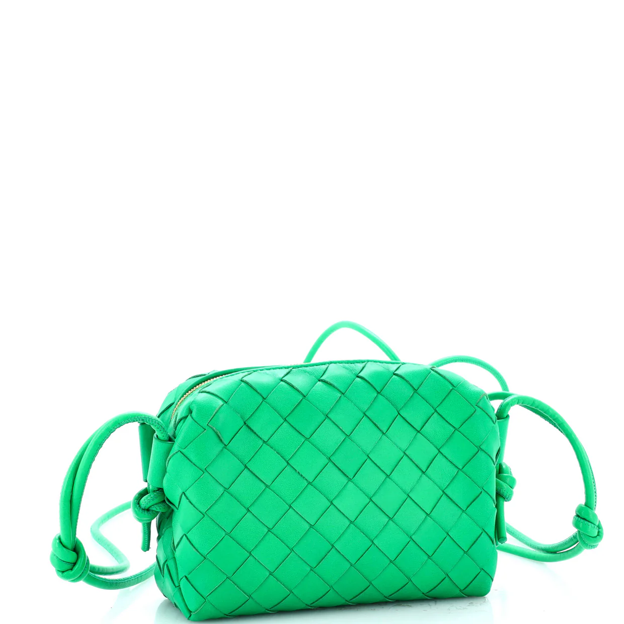 Loop Crossbody Bag Intrecciato Nappa Mini - Deep Luxury
