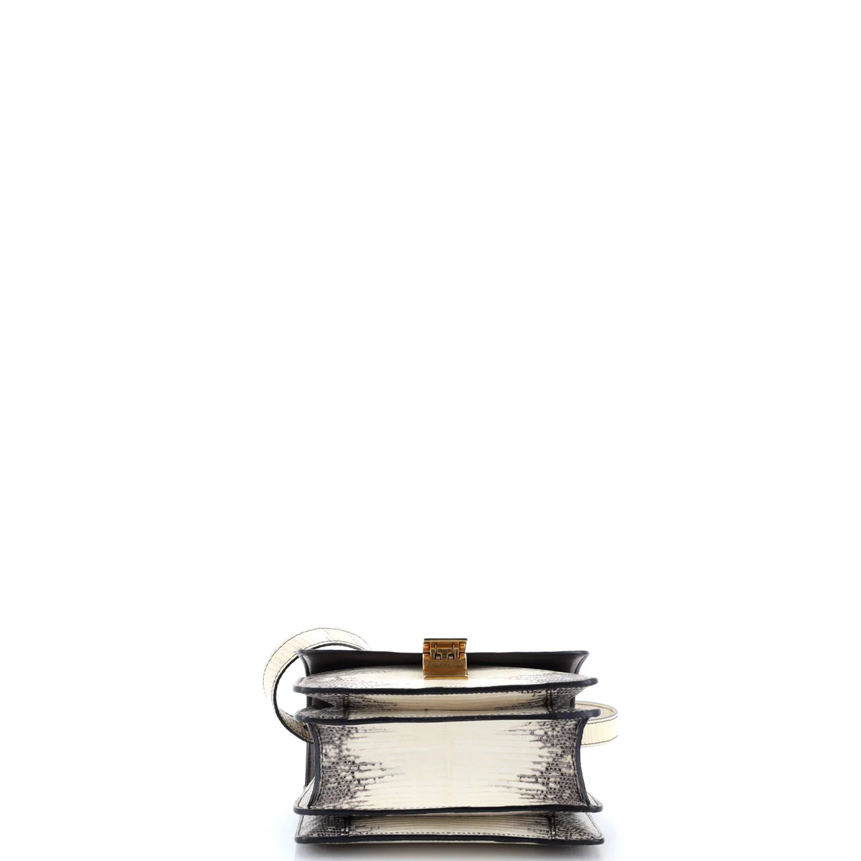 Classic Box Bag Lizard Small - Deep Luxury