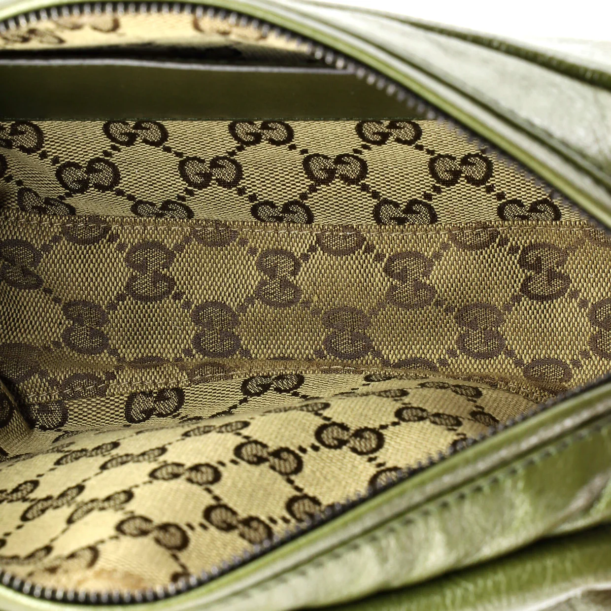 Tonal Double G Shoulder Bag Leather - Deep Luxury