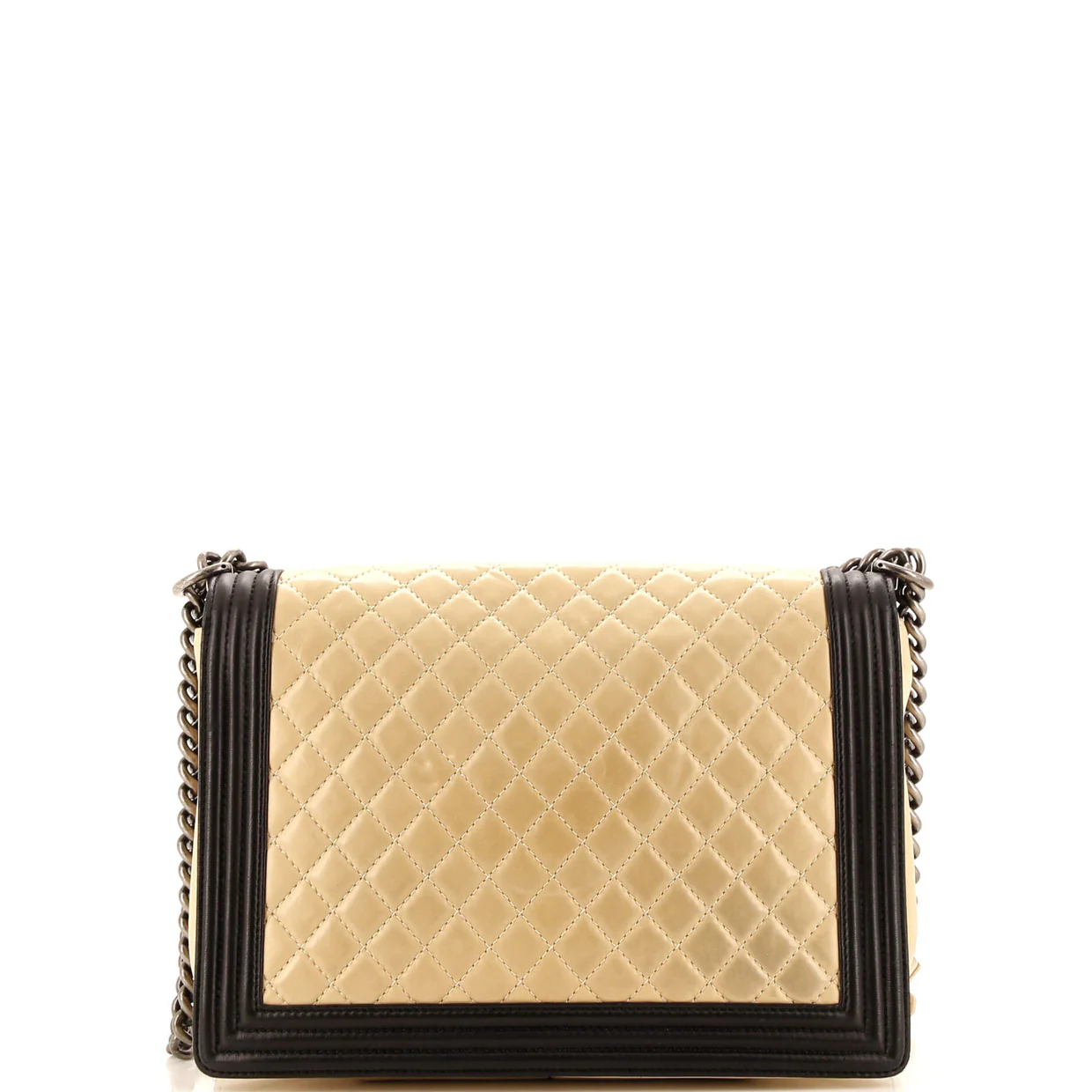 Boy Flap Bag Quilted Lambskin Large - Deep Luxury