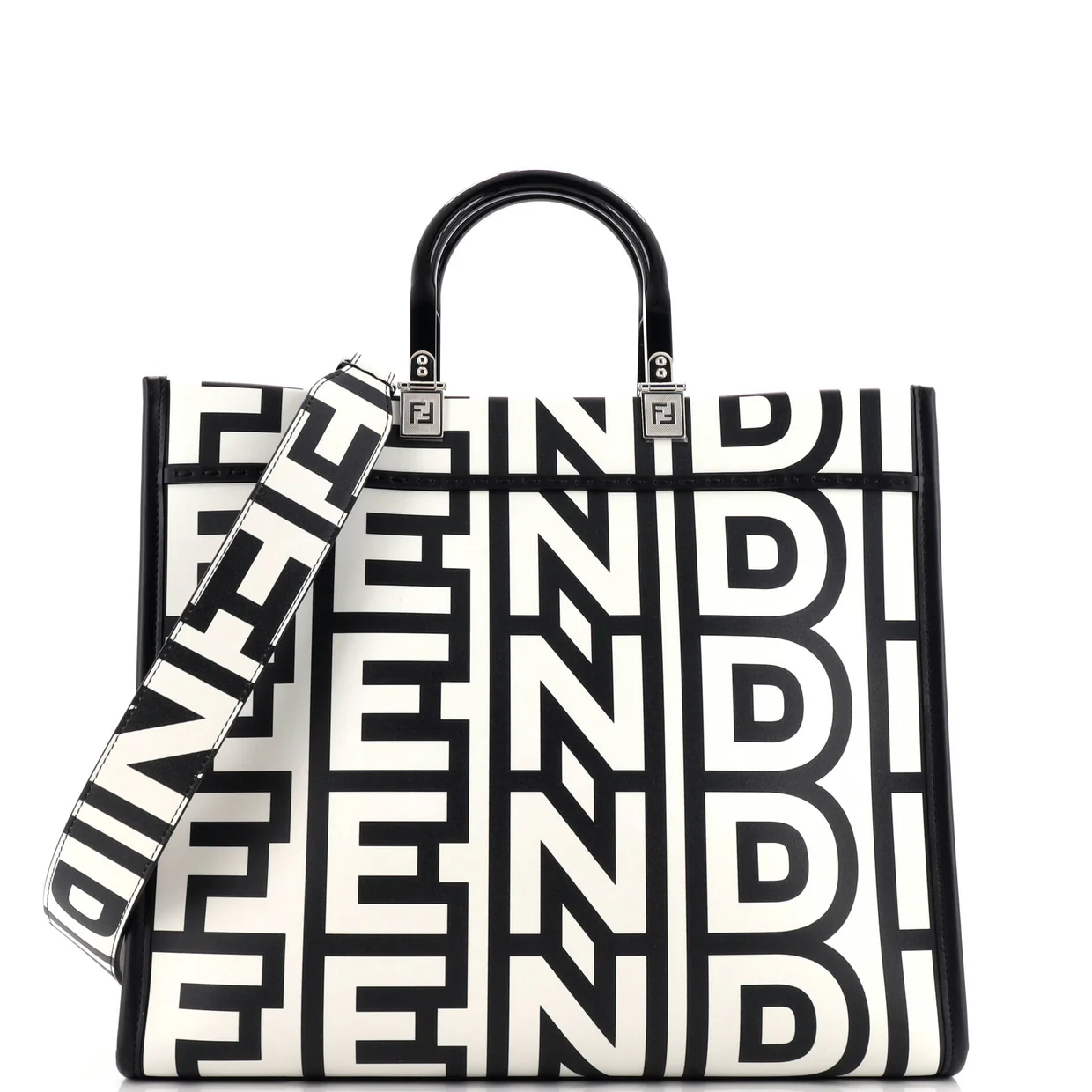 x Marc Jacobs Sunshine Shopper Tote Printed Leather Medium - Deep Luxury