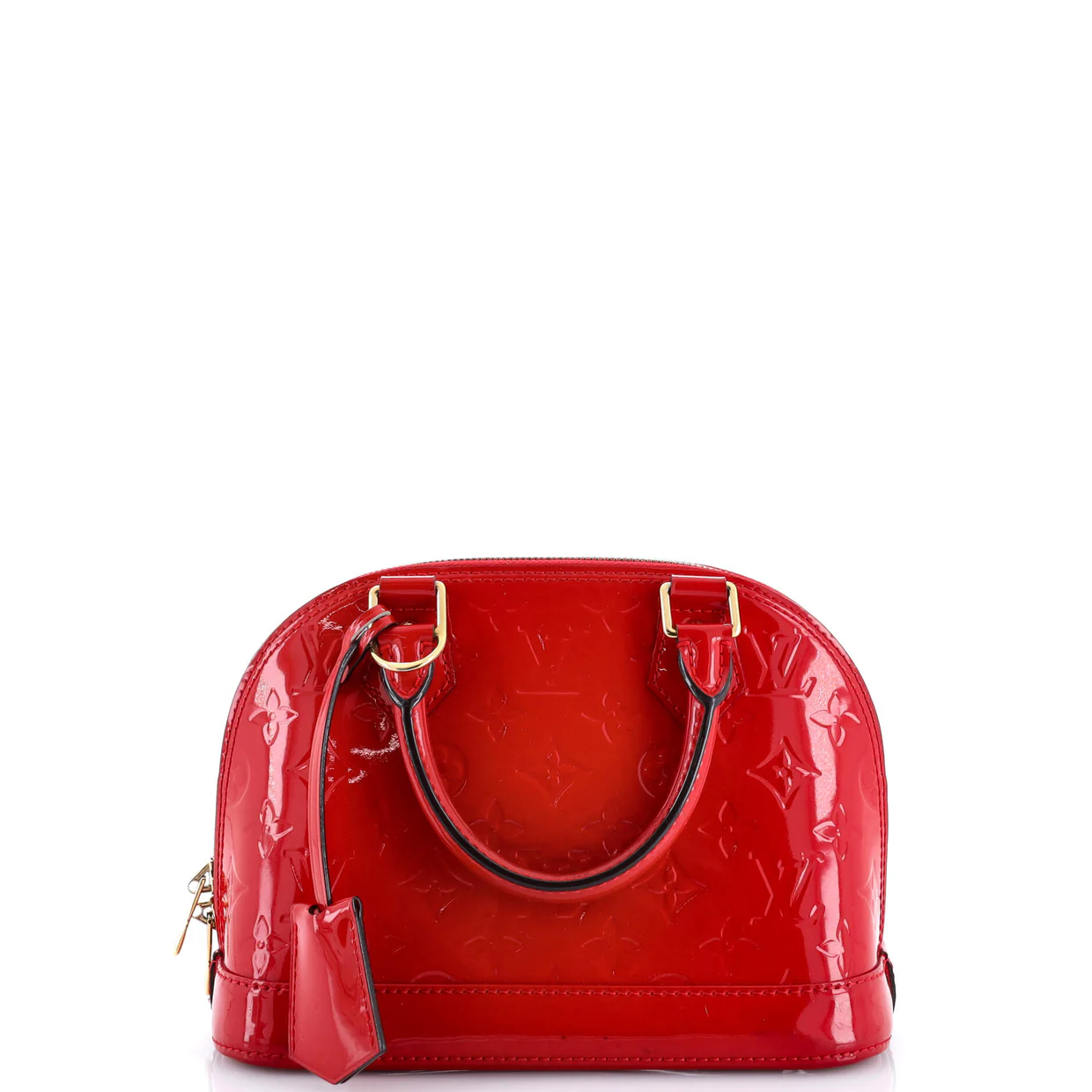 Alma Handbag Monogram Vernis BB - Deep Luxury