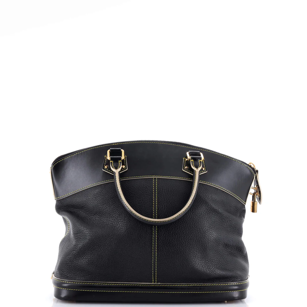 Suhali Lockit Handbag Leather MM - Deep Luxury