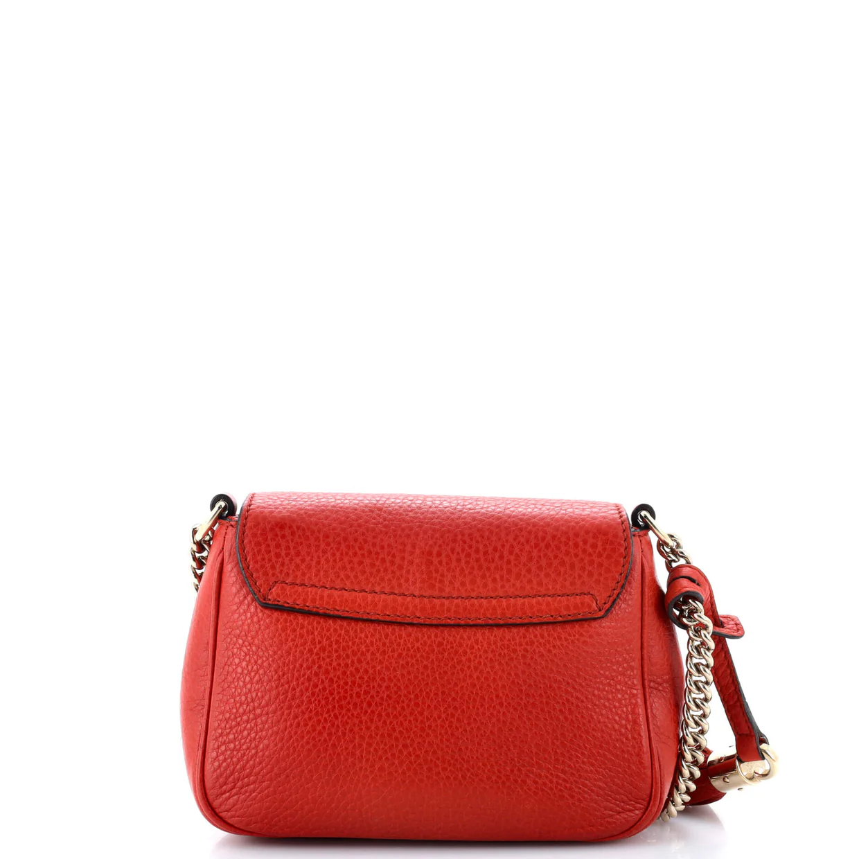 Soho Chain Crossbody Bag Leather Small - Deep Luxury