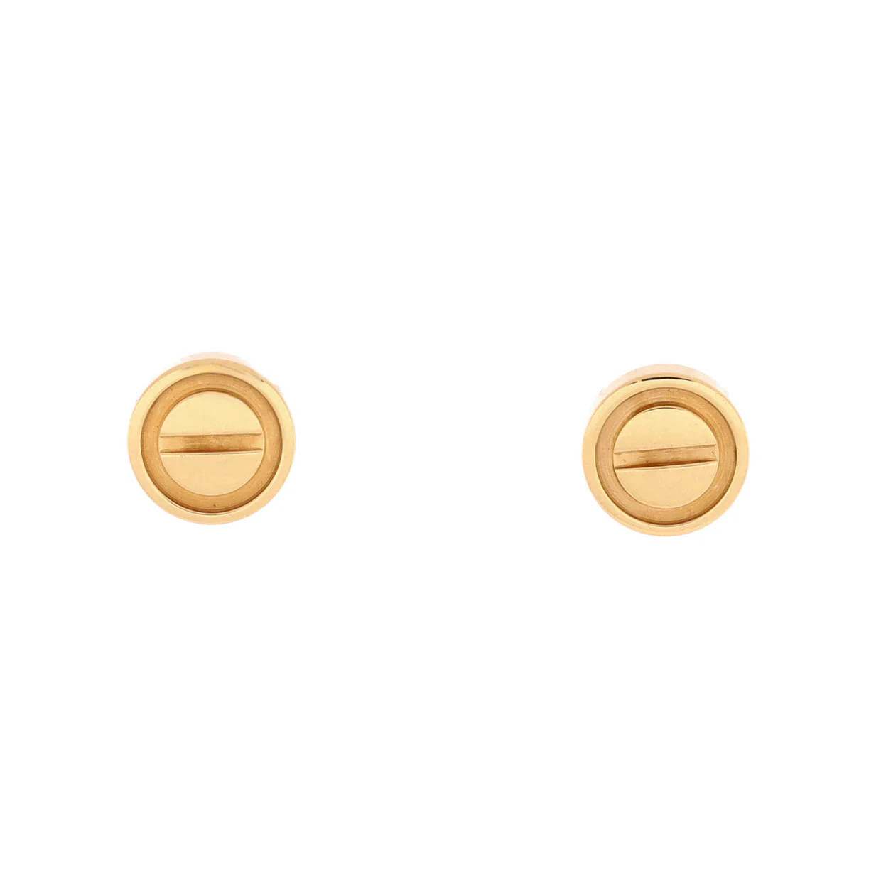 Love Stud Earrings 18K Yellow Gold - Deep Luxury