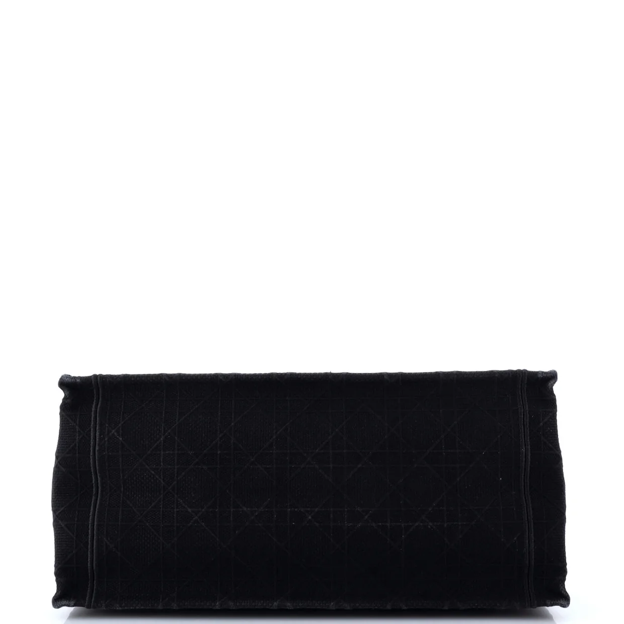 Book Tote Cannage Embroidered Canvas Medium - Deep Luxury