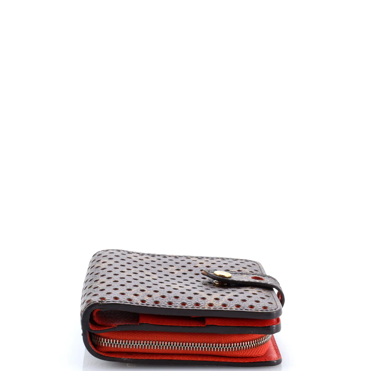 Compact Zip Wallet Perforated Monogram Canvas - Deep Luxury