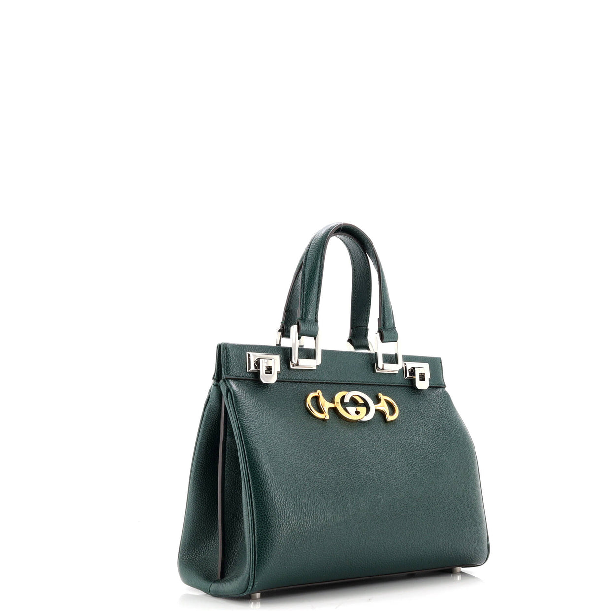 Zumi Top Handle Bag Leather Small - Deep Luxury