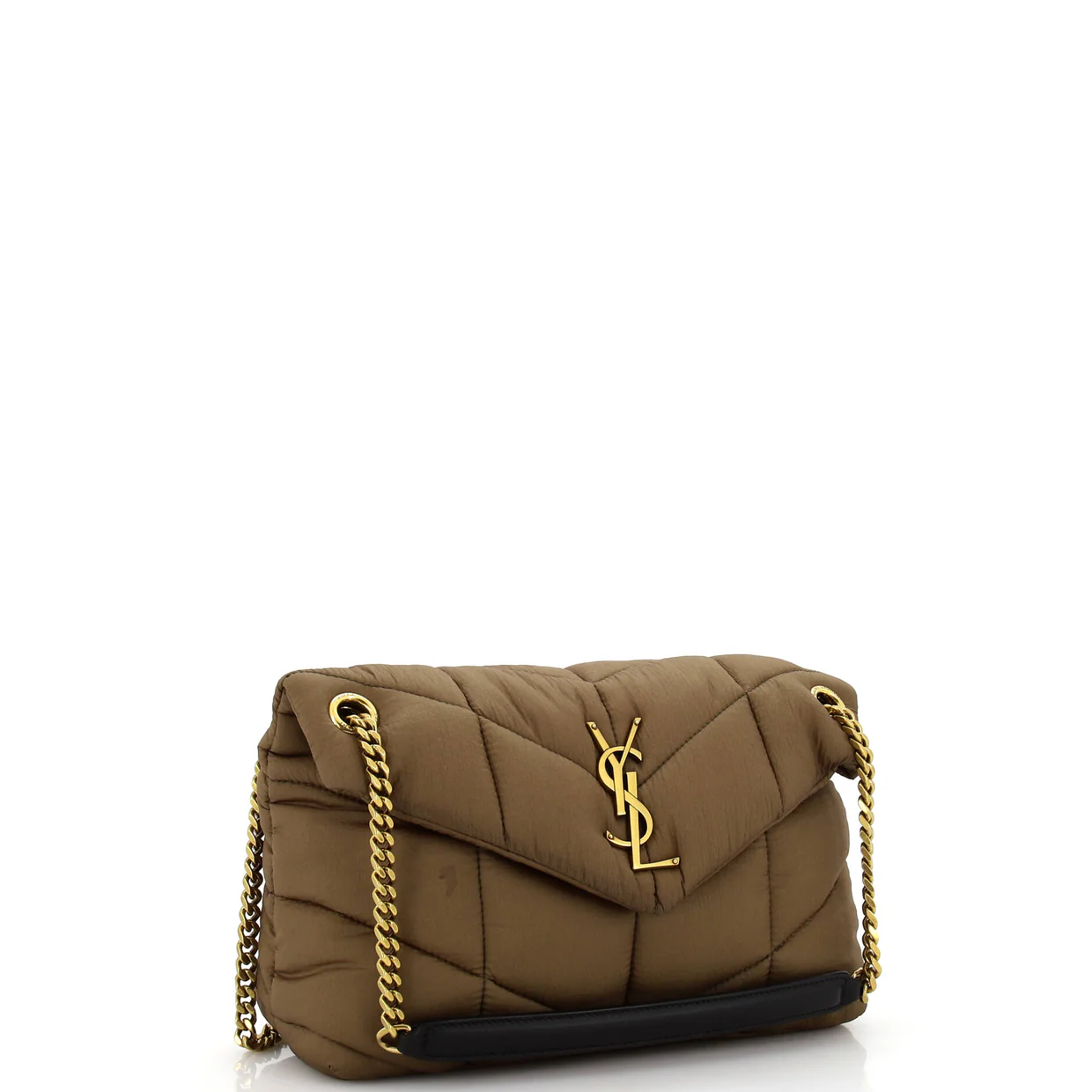 Loulou Puffer Shoulder Bag Quilted Nylon Small - Deep Luxury