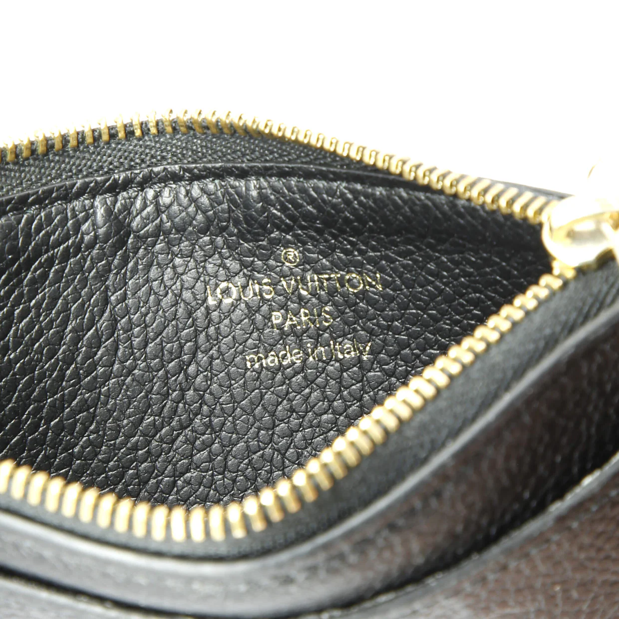 Zipped Card Holder NM Monogram Empreinte Leather - Deep Luxury