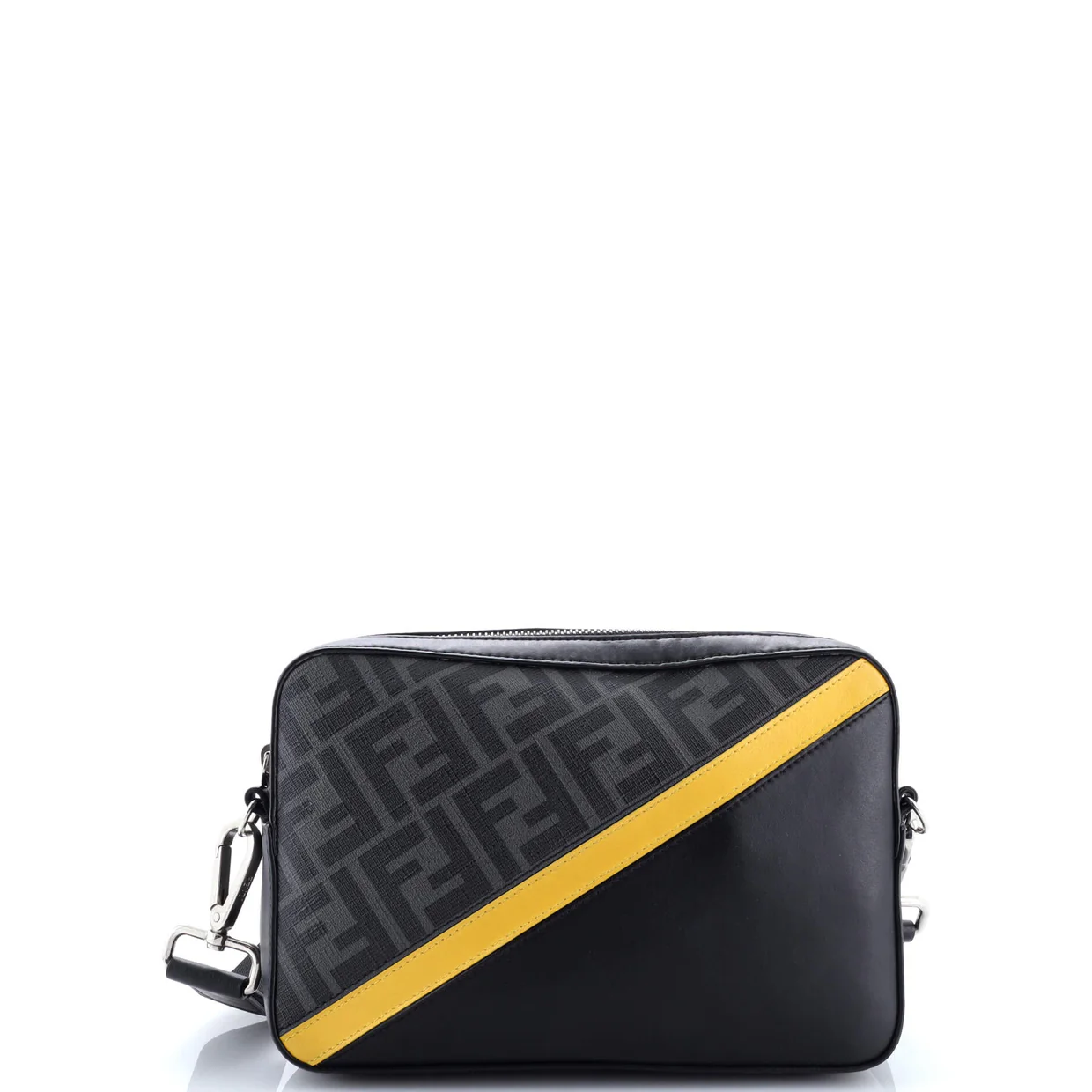 Camera Case Bag Zucca Coated Canvas and Leather Small - Deep Luxury