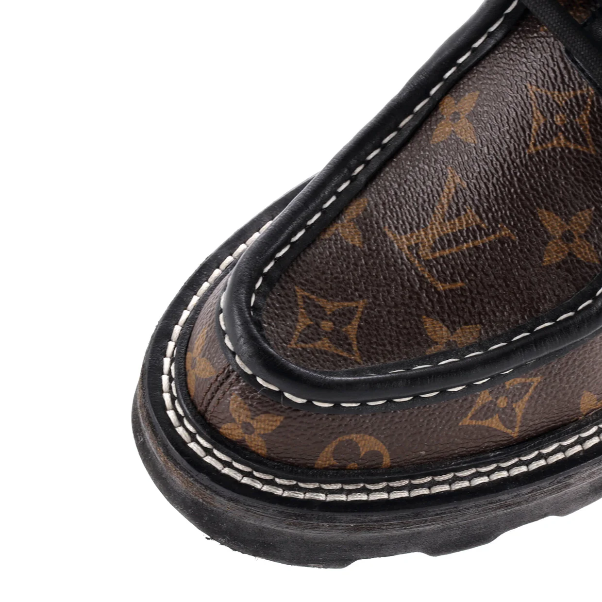 Women's LV Beaubourg Platform Derby Shoes Monogram Canvas - Deep Luxury