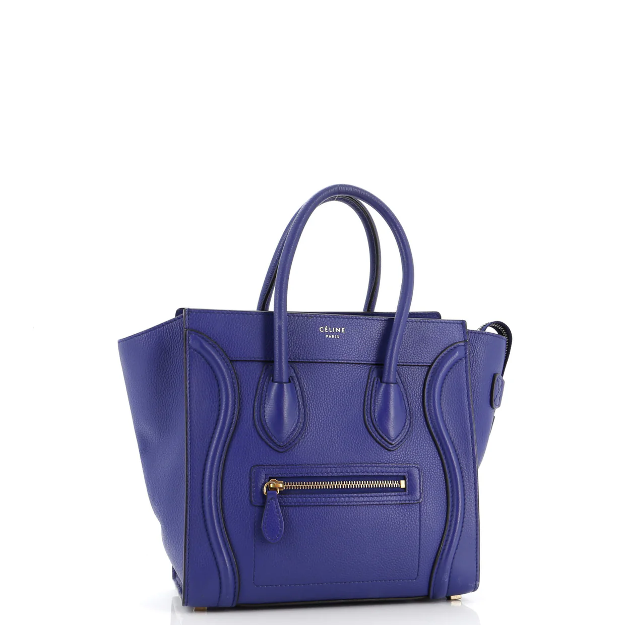 Luggage Bag Grainy Leather Micro - Deep Luxury