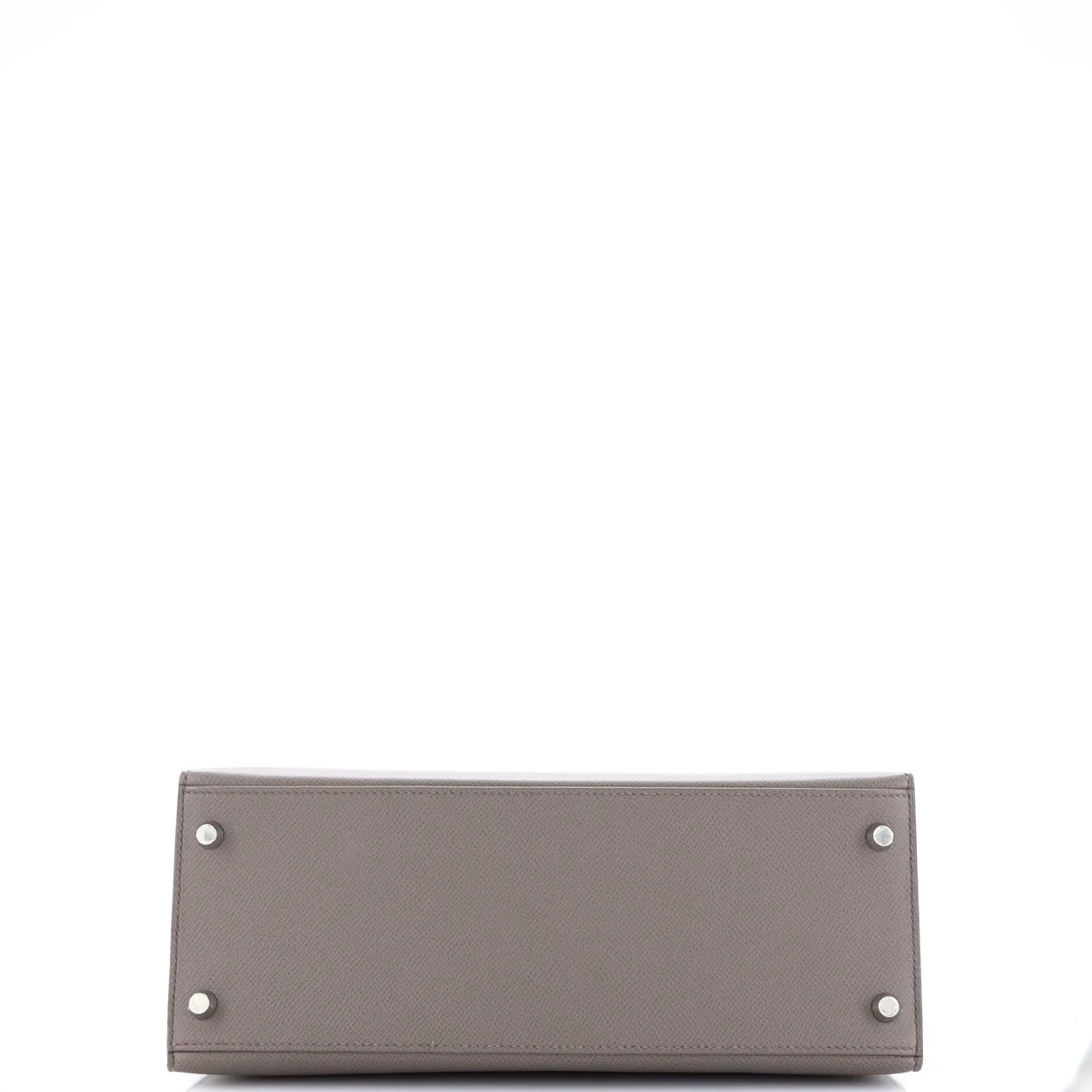 Kelly Handbag Grey Epsom with Palladium Hardware 28 - Deep Luxury