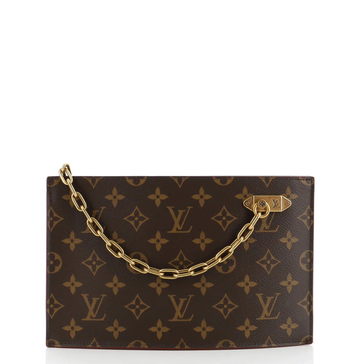 Legacy Chain Clutch Monogram Canvas - Deep Luxury