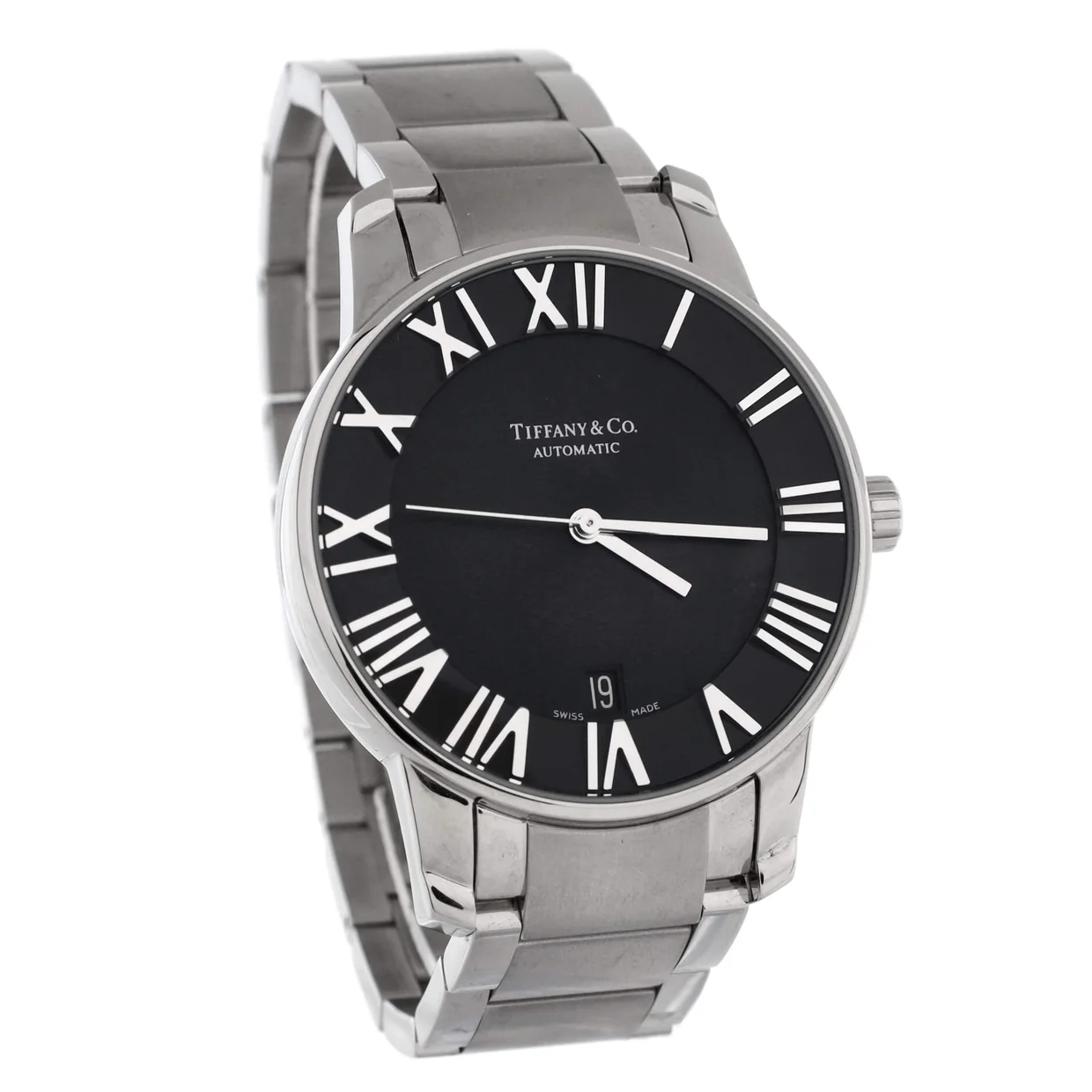 Atlas Dome Automatic Watch Stainless Steel 38 - Deep Luxury