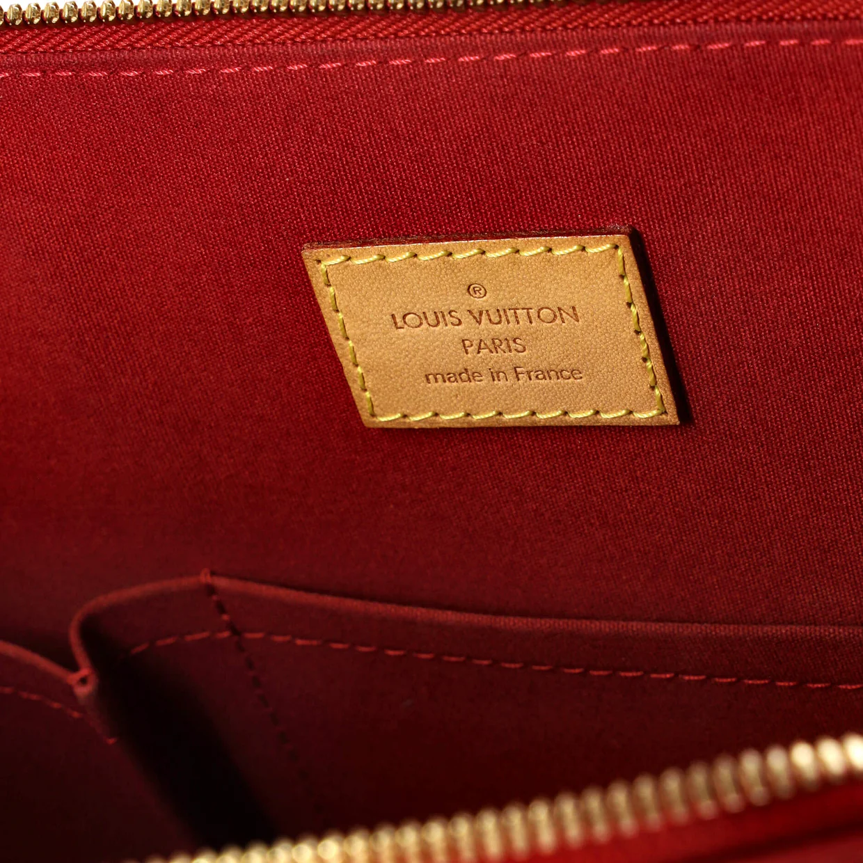 Alma Handbag Monogram Vernis GM - Deep Luxury