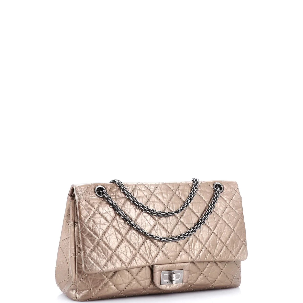 Reissue 2.55 Flap Bag Quilted Aged Calfskin 227 - Deep Luxury