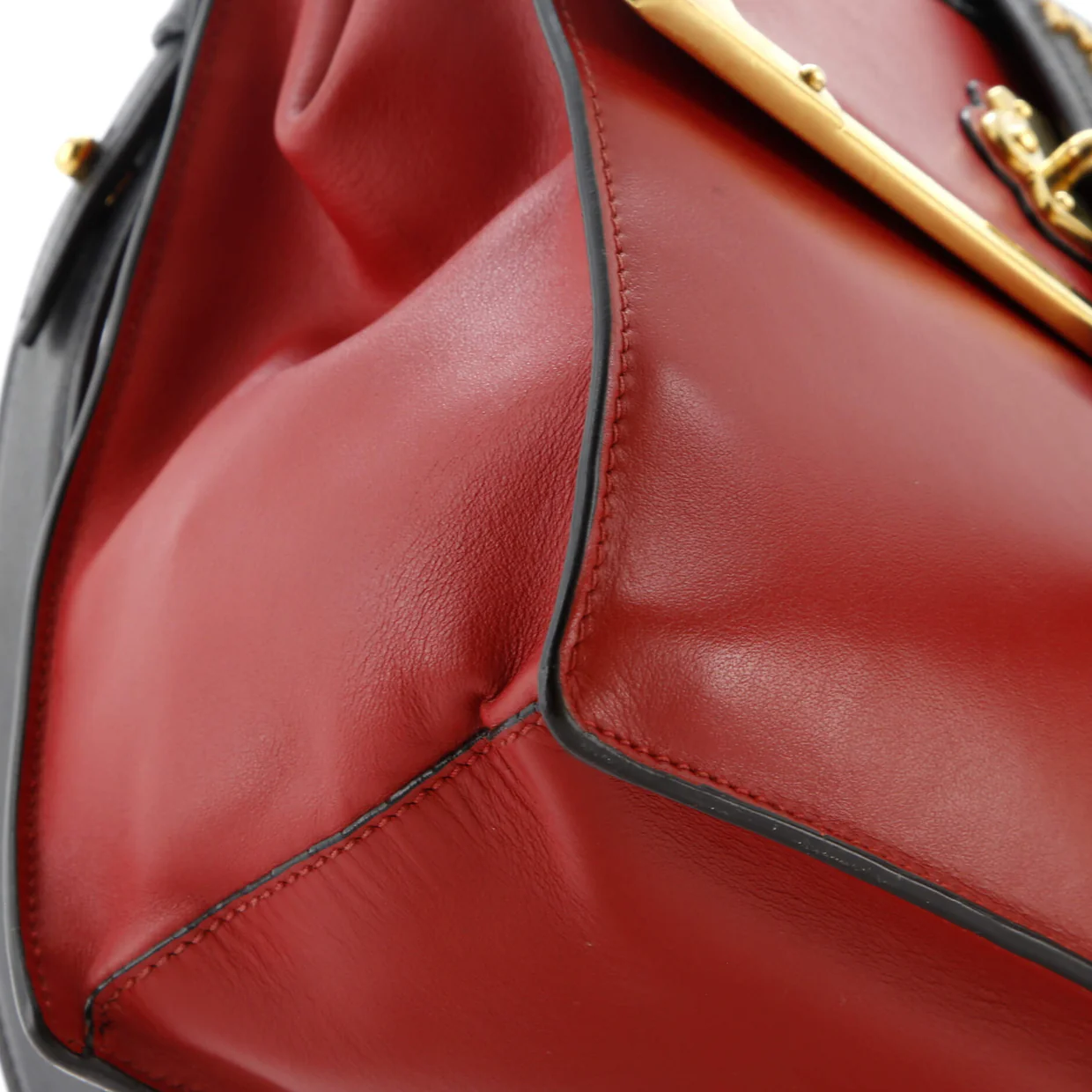 Cahier Convertible Shoulder Bag City Calf and Saffiano Medium - Deep Luxury