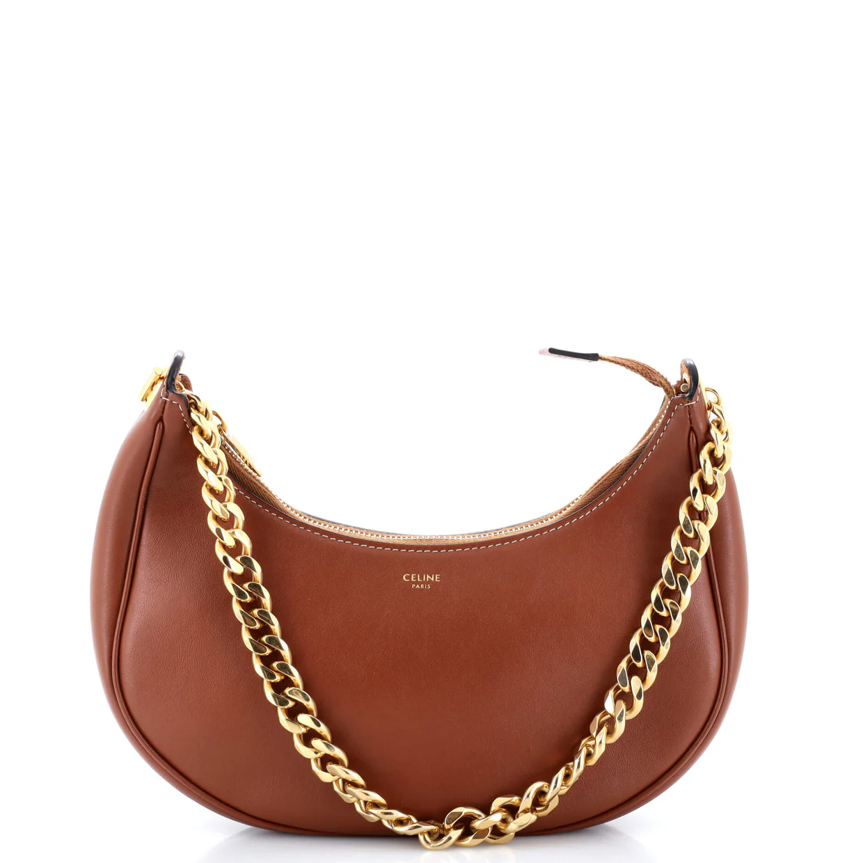 Ava Chain Bag Leather Medium - Deep Luxury