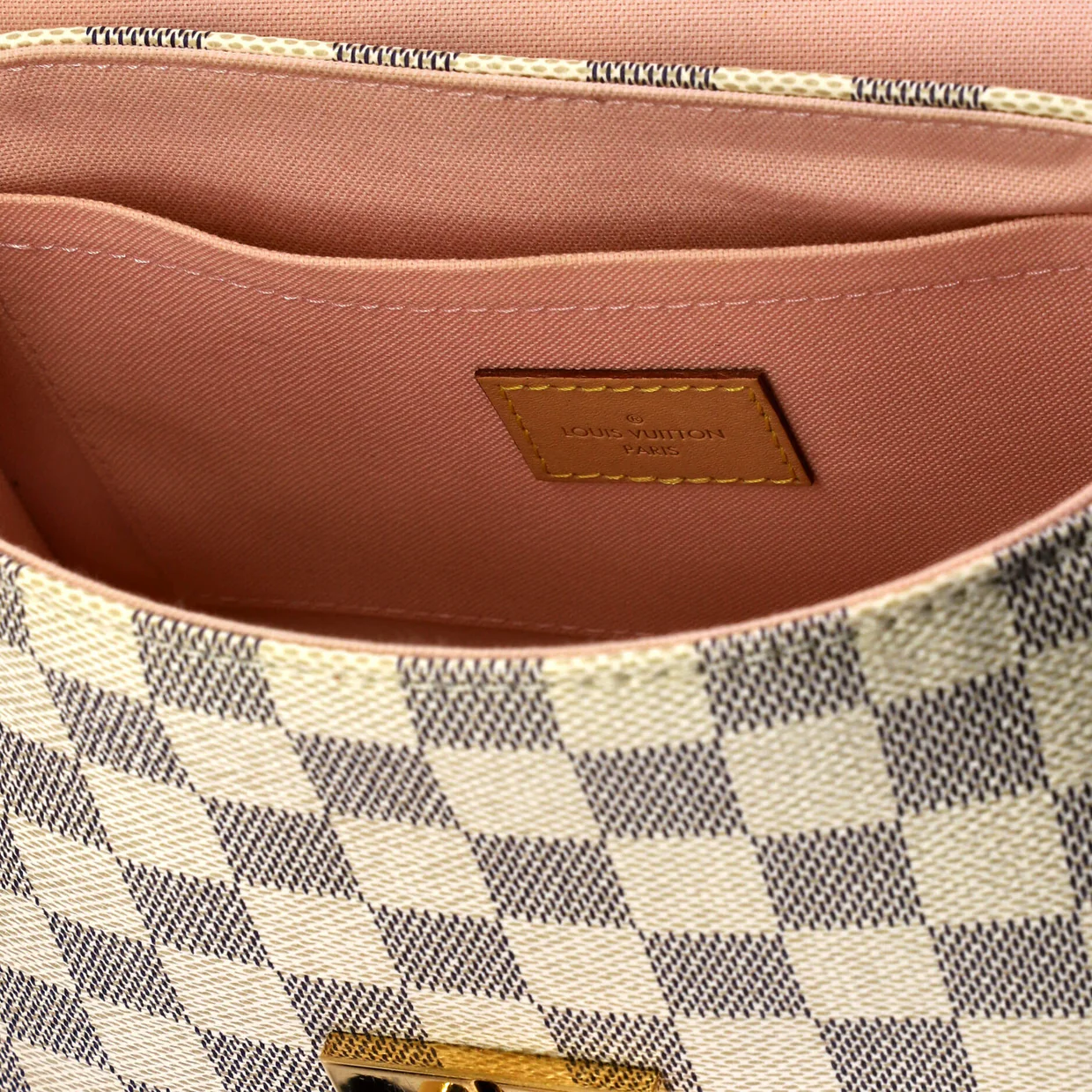 Croisette Handbag Damier - Deep Luxury
