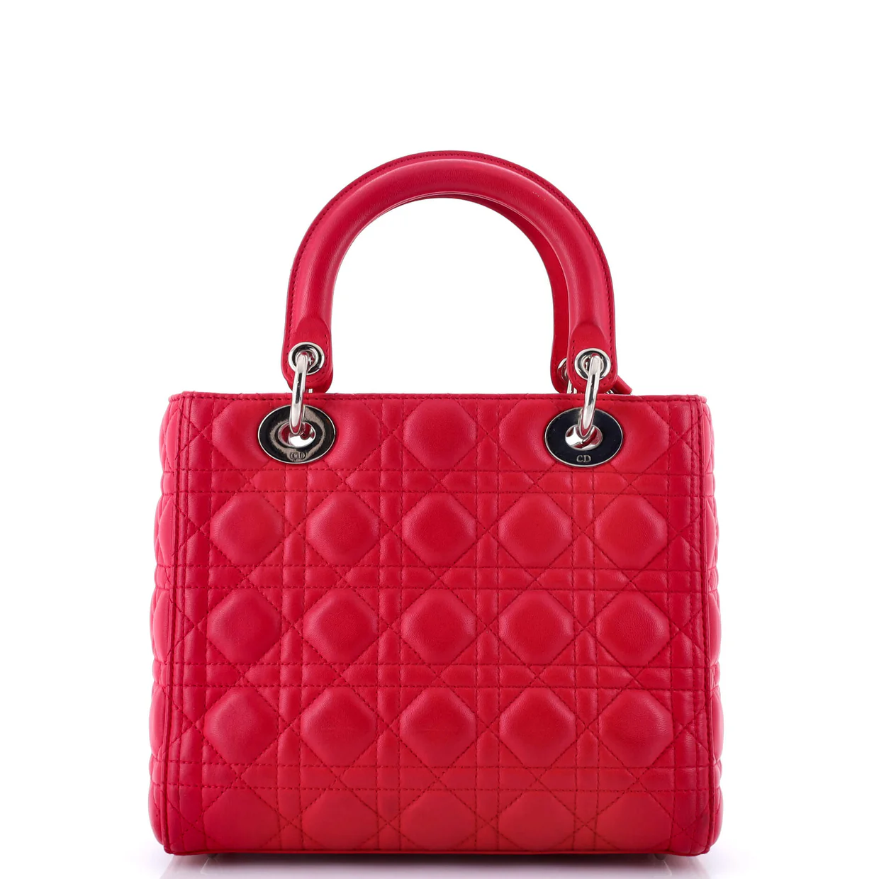 Lady Dior Bag Cannage Quilt Lambskin Medium - Deep Luxury