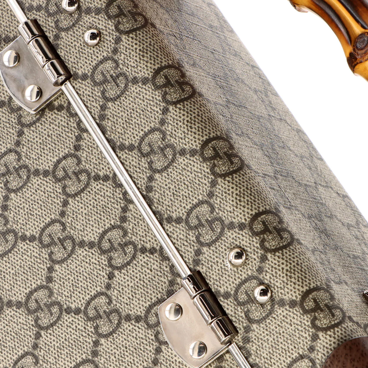 Bamboo Globe-Trotter Vanity Case GG Coated Canvas - Deep Luxury