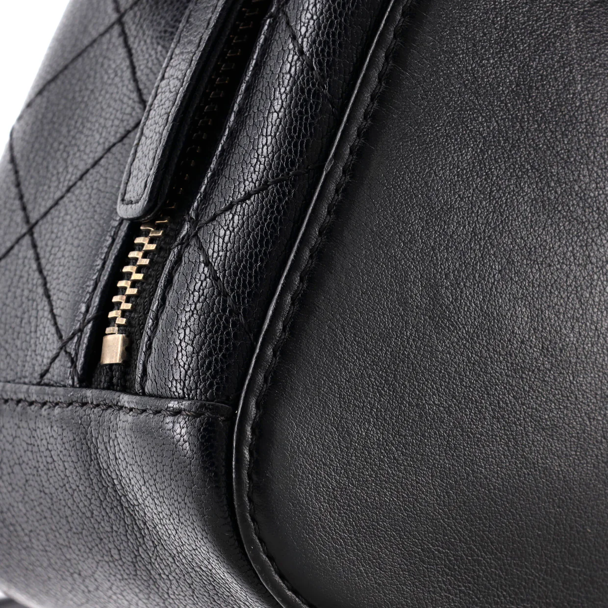 Coco Curve Vanity Case Calfskin and Quilted Goatskin Small - Deep Luxury