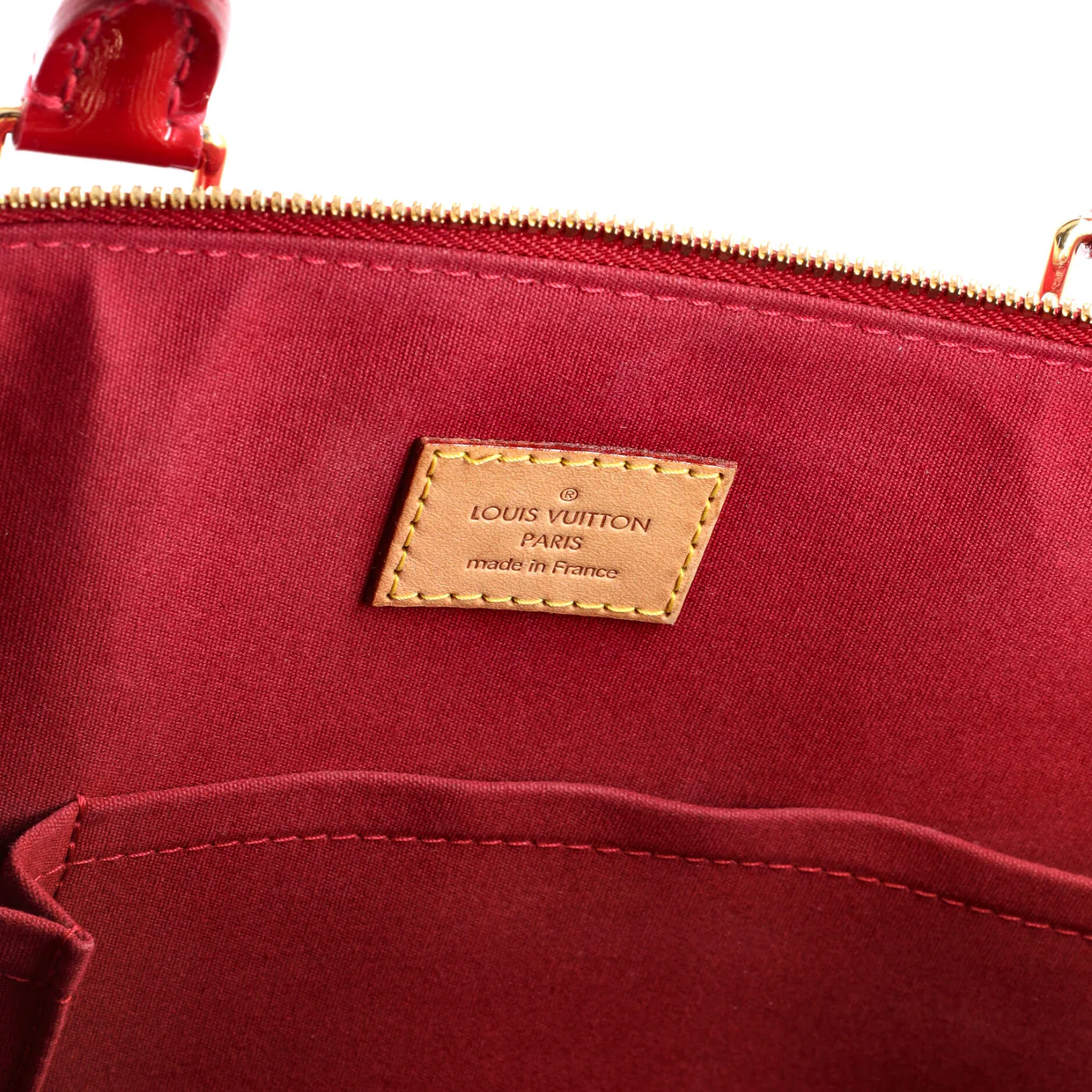 Alma Handbag Monogram Vernis GM - Deep Luxury