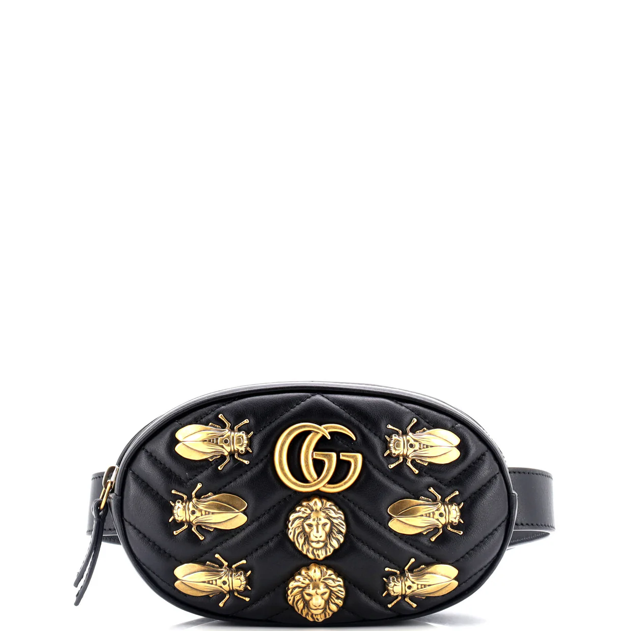 GG Marmont Belt Bag Embellished Matelasse Leather - Deep Luxury